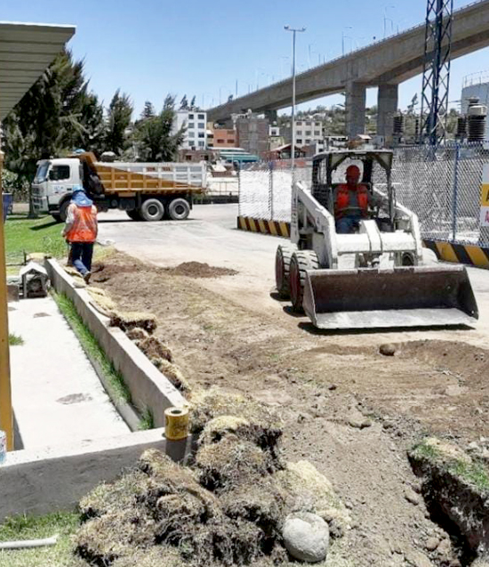 Proyecto de cambio de red de desagüe en Arequipa